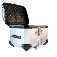 GPR TECH TOP CASE ALPI-TECH 26 LT. PRATA Top Case Alpi-Tech em alumínio, cor prata com placa universal incluída Capacidade Litros 26