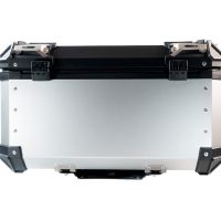Top case maletas GPR TECH compatível com Bmw R 1200 R-Lc 2015/2016 Top Case Alpi-Tech em alumínio, cor prata com placa específica incluída Capacidade Litros 55