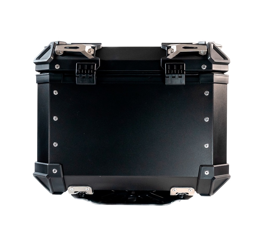 Top case maletas GPR TECH compatível com Bmw R 1250 Rt 2021/2025 Top Case Alpi-Tech em alumínio, cor preta com placa específica incluída Capacidade Litros 45