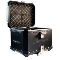 Top case maletas GPR TECH compatível com Bmw R 1250 Rt 2021/2025 Top Case Alpi-Tech em alumínio, cor preta com placa específica incluída Capacidade Litros 45