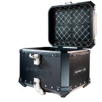 Top case maletas GPR TECH compatível com Bmw R 1250 Rt 2021/2025 Top Case Alpi-Tech em alumínio, cor preta com placa específica incluída Capacidade Litros 45