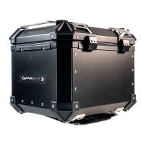 Top case maletas GPR TECH compatível com Bmw G 310 Gs 2017/2021 e4 Top Case Alpi-Tech em alumínio, cor preta com placa específica incluída Capacidade Litros 35