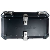 GPR TECH TOP CASE ALPI-TECH 55 LT PRETO Top Case Alpi-Tech em alumínio, cor preta com placa universal incluída Capacidade Litros 55