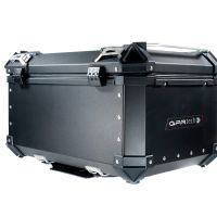 GPR TECH TOP CASE ALPI-TECH 55 LT PRETO Top Case Alpi-Tech em alumínio,  encosto macio incluído, cor preta com placa universal incluída Capacidade Litros 55