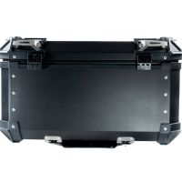 GPR TECH TOP CASE ALPI-TECH 55 LT PRETO Top Case Alpi-Tech em alumínio,  encosto macio incluído, cor preta com placa universal incluída Capacidade Litros 55