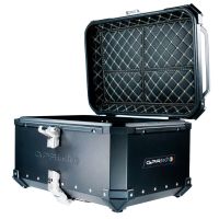 GPR TECH TOP CASE ALPI-TECH 55 LT PRETO Top Case Alpi-Tech em alumínio,  encosto macio incluído, cor preta com placa universal incluída Capacidade Litros 55