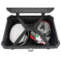 Top case maletas GPR TECH compatível com Honda Forza 750 2021/2024 e5 Top Case Alpi-Tech em alumínio, cor preta com placa específica incluída Capacidade Litros 55