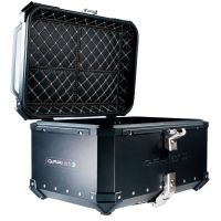 Top case maletas GPR TECH compatível com Bmw G 310 Gs 2022/2024 e5 Top Case Alpi-Tech em alumínio, cor preta com placa específica incluída Capacidade Litros 55