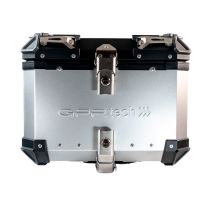 Top case maletas GPR TECH compatível com Honda Crf 300 L / Rally 2021/2024 e5 Top Case Alpi-Tech em alumínio, com porta-bagagens específico em alumínio cor preto com placa específica incluída Capacidade Litros 35
