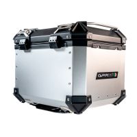 Top case maletas GPR TECH compatível com Bmw R 1200 Rs Lc 2017/2019 e4 Top Case Alpi-Tech em alumínio, cor prata com placa específica incluída Capacidade Litros 35