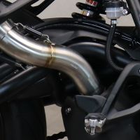 Escape compatível com Benelli 752 S 2019-2021, M3 Poppy , Escape legal, homologado, silenciador com db killer removível e tubo de ligação específico 