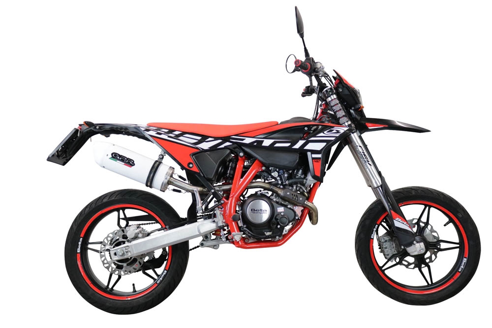 Escape compatível com Beta RR 125 4T Enduro 2021-2024, Albus Evo4, Escape homologado, legal para mercados NÃO europeus, incluindo tubo de ligação e db killer removível 