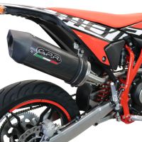 Escape compatível com Beta RR 125 4T Motard 2021-2024, Furore Evo4 Poppy, Escape homologado, legal para mercados NÃO europeus, incluindo tubo de ligação e db killer removível 