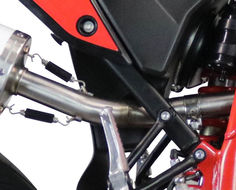 Escape compatível com Beta RR 125 4T Enduro 2021-2024, Albus Evo4, Escape homologado, legal para mercados NÃO europeus, incluindo tubo de ligação e db killer removível 