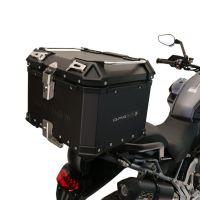 Top case maletas GPR TECH compatível com Triumph Tiger 850 Sport 2020/2024 e5 Top Case Alpi-Tech em alumínio, cor preta com placa específica incluída Capacidade Litros 45