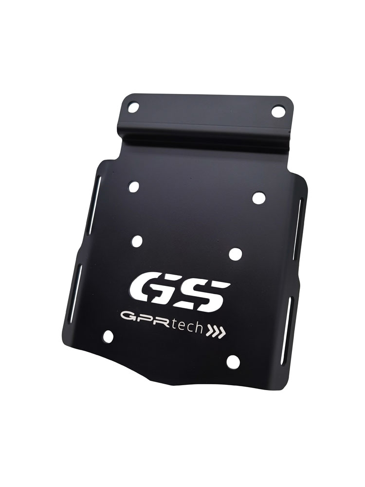 Top case maletas GPR TECH compatível com Bmw F 650 Gs Twin 2008/2018 Top Case Alpi-Tech em alumínio, cor preta com placa específica incluída Capacidade Litros 45