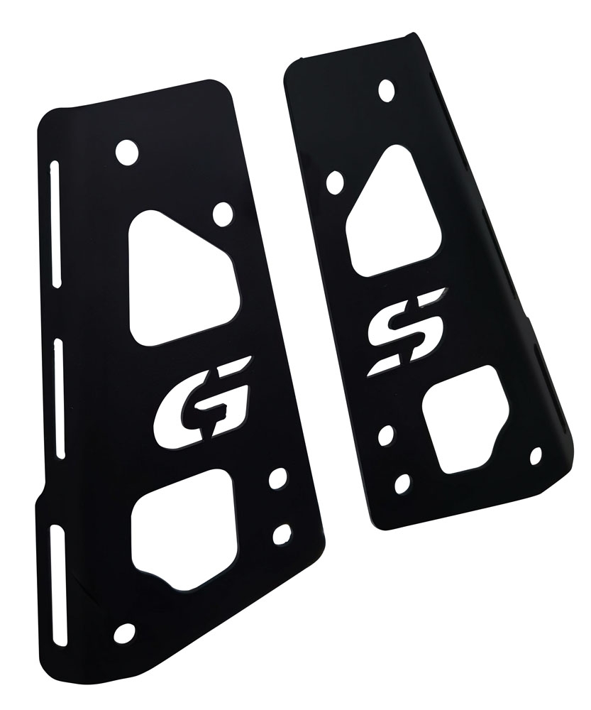 Top case maletas GPR TECH compatível com Bmw F 750 Gs 2021/2024 e5 Top Case Alpi-Tech em alumínio, cor preta com placa específica incluída Capacidade Litros 45