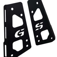 Top case maletas GPR TECH compatível com Bmw F 750 Gs 2021/2024 e5 Top Case Alpi-Tech em alumínio, cor preta com placa específica incluída Capacidade Litros 45