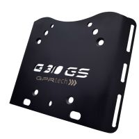 Top case maletas GPR TECH compatível com Bmw G 310 Gs 2017/2021 e4 Top Case Alpi-Tech em alumínio, cor preta com placa específica incluída Capacidade Litros 35