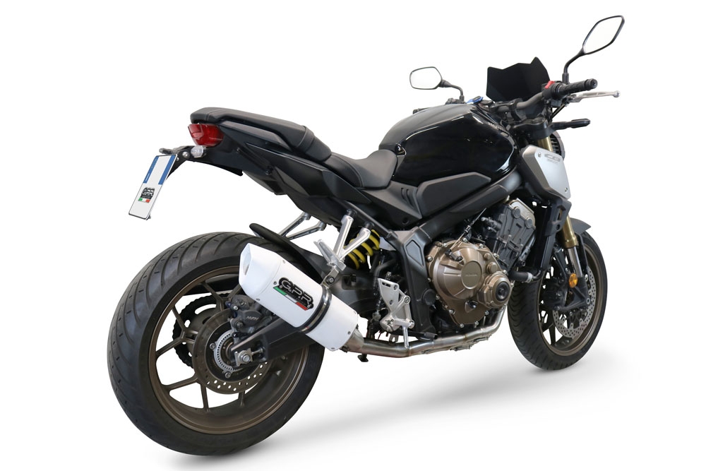 Escape compatível com Honda Cbr 650 R 2021-2023, Albus Evo4, Escape completo, não legal para países da UE, com db killer removível 