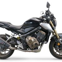 Escape compatível com Honda Cb 650 R 2019-2020, Furore Evo4 Nero, Escape completo, não legal para países da UE, com db killer removível 