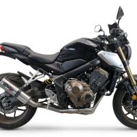 Escape compatível com Honda Cbr 650 F 2014-2016, M3 Inox , Sistema homologado,legal, linha completa, incluindo db killer removível mais coletor 