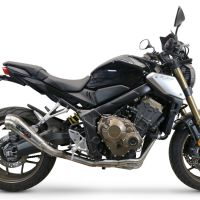 Escape compatível com Honda Cb 650 R 2019-2020, Powercone Evo, Escape completo, não legal para países da UE, com db killer removível 