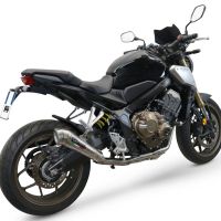Escape compatível com Honda Cb 650 R 2019-2020, Powercone Evo, Escape completo, não legal para países da UE, com db killer removível 