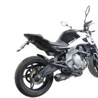 Escape compatível com Cf Moto 650 Mt 2021-2024, Furore Poppy, Escape homologado, legal para mercados NÃO europeus, incluindo tubo de ligação e db killer removível 