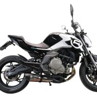 GPR escape compatível com  Cf Moto 400 NK 2021-2023, New Grand Prix Evo Titanium, Escape homologado, legal para mercados NÃO europeus, incluindo tubo de ligação e db killer removível 