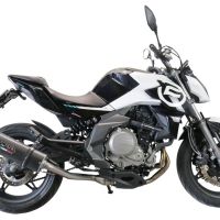 GPR escape compatível com  Cf Moto 650 Nk 2021-2024, Furore Evo4 Poppy, Escape legal, homologado, silenciador com catalisador, db killer removível e tubo de ligação específico 