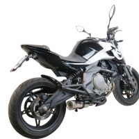 Escape compatível com Cf Moto 650 Mt 2019-2020, M3 Inox , Escape homologado, legal para mercados NÃO europeus, incluindo tubo de ligação e db killer removível 