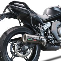 Escape compatível com Cf Moto 650 Gt 2025-2026, M3 Poppy , Escape legal, homologado, silenciador com db killer removível e tubo de ligação específico 