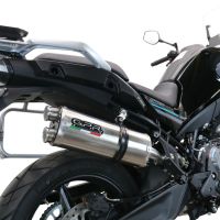 Escape compatível com Cf Moto 800 Mt Sport 2022-2024, Dual Inox, Escape legal, homologado, silenciador com db killer removível e tubo de ligação específico 