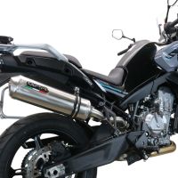 Escape compatível com Cf Moto 800 Mt Touring 2025-2026, Satinox , Escape legal, homologado, silenciador com db killer removível e tubo de ligação específico 