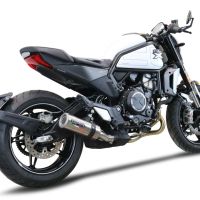 Escape compatível com Cf Moto 700 CL-X Heritage 2025-2026, M3 Titanium Natural, Escape legal, homologado, silenciador com db killer removível e tubo de ligação específico 