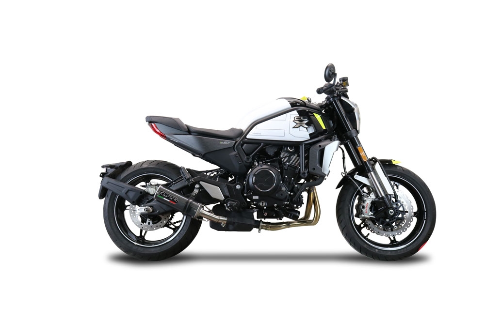 Escape compatível com Cf Moto 700 CL-X Sport 2025-2026, M3 Poppy , Escape legal, homologado, silenciador com db killer removível e tubo de ligação específico 