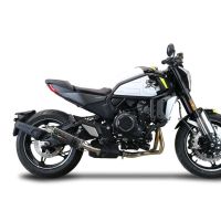 Escape compatível com Cf Moto 700 CL-X Sport 2025-2026, M3 Poppy , Escape legal, homologado, silenciador com db killer removível e tubo de ligação específico 