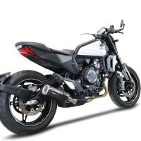 Escape compatível com Cf Moto 700 CL-X Sport 2025-2026, M3 Poppy , Escape legal, homologado, silenciador com db killer removível e tubo de ligação específico 