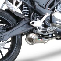 Escape compatível com Cf Moto 300 NK 2022-2024, Powercone Evo, Escape completo, não legal para países da UE, com db killer removível 
