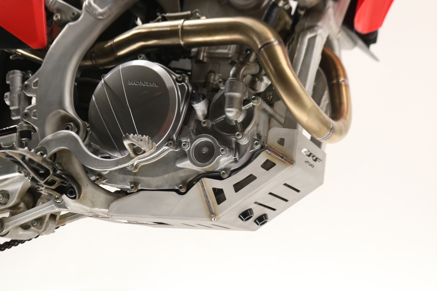 GPR TECH compatível com Honda Crf 300 RX 2022/2024 Placa antiderrapante de titânio 