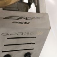 GPR TECH compatível com Benelli Trk 502 X 2017/2020 e4 Placa antiderrapante de titânio 