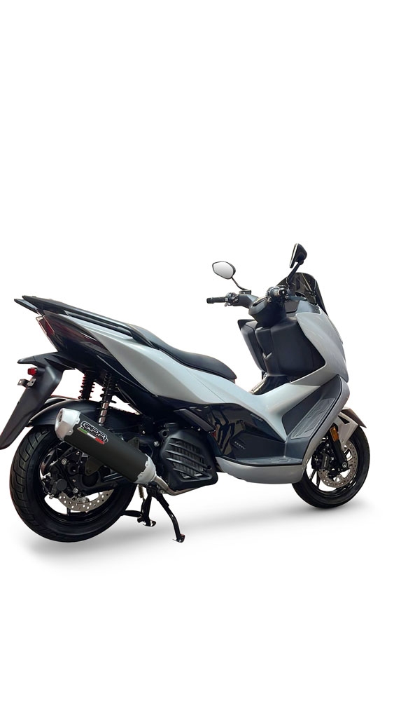 GPR escape compatível com  Zontes E 125 2023-2024, Pentascooter, Sistema homologado com catalisador linha completa, silencioso mais coletor 
