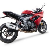 Escape compatível com Triumph Daytona 660 2023-2025, Albus Ceramic, Sistema homologado,legal, linha completa, incluindo db killer removível mais coletor 