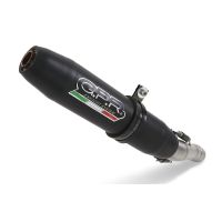 GPR escape compatível com Zontes Zt 310 X - T 2018-2020, Deeptone Nero, Sistema homologado com catalisador linha completa, silencioso mais coletor 
