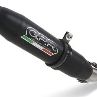 Escape compatível com Royal Enfield Classic 350 2021-2023, Deeptone Nero, Sistema homologado apenas para ruído, válido para mercados fora da UE Silencioso com tubo de ligação 