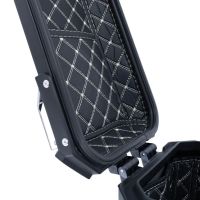 GPR TECH Par de malas laterais em alumínio sem rack específico, cor preta Capacidade 38 LT. + 38 LT. Capacidade 38 LT. + 38 LT.