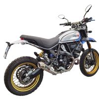 Escape compatível com Ducati Scrambler 800 Nightshift -Urban Motard 2021-2022, Powercone Evo, Escape homologado, legal para mercados NÃO europeus, incluindo tubo de ligação e db killer removível 