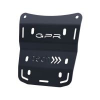 GPR TECH compatível com Ducati Multistrada V4 / V4S / V4S Sport 1100 2021/2024 Top Case Alpi-Tech em alumínio, cor preta com placa específica incluída Capacidade Litros 45