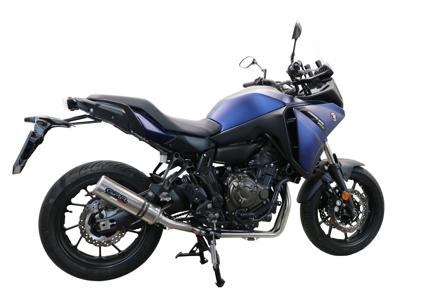 Escape compatível com Yamaha Tracer 700 GT 2019-2020, M3 Inox , Escape completo, não legal para países da UE, com db killer removível 